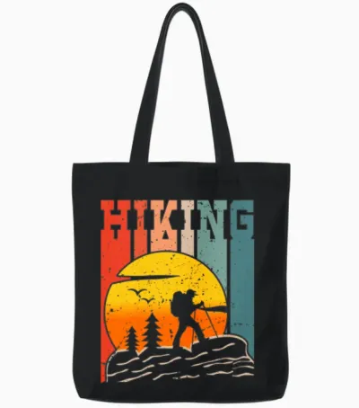 Hiking Tote Bags - Black