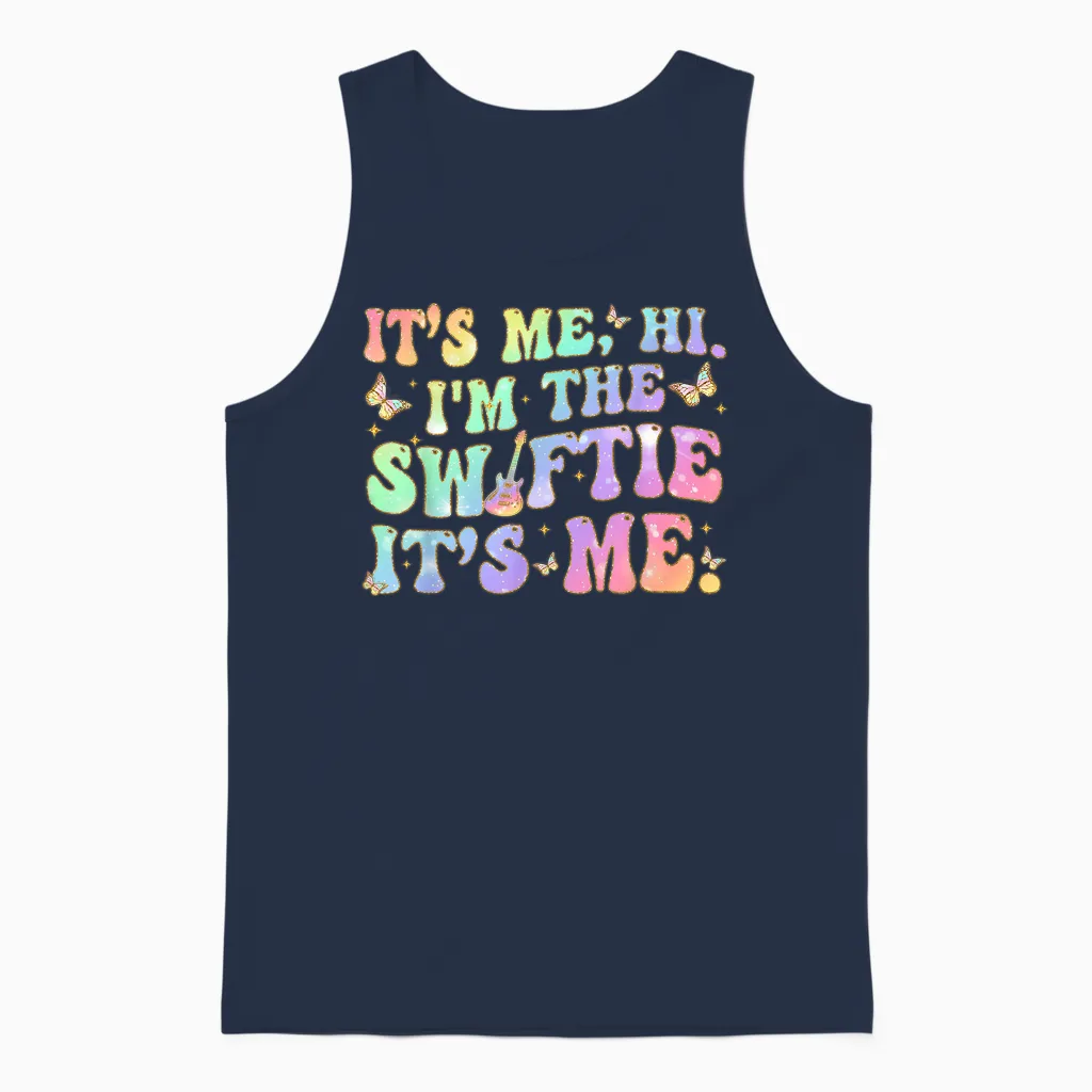 Its Me Hi Im the Birthday Girl Its Me Birthday Taylor Women Unisex Tank Top in Navy
