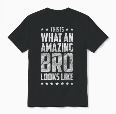 Funny Brother Unisex T-Shirt - Black