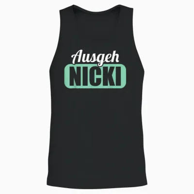 Ddr East Germany East Away Nicki Ossi T-Shirt, Black Unisex Tank Top - Black
