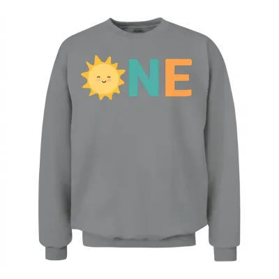 1st Birthday Unisex Sweatshirt - Sport Grey