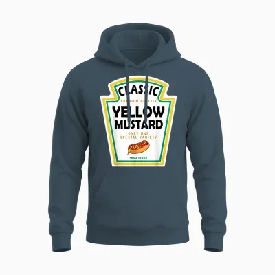 Yellow Mustard Diy Halloween Costume Matching Group Mustard Unisex Hoodie - Dark Heather