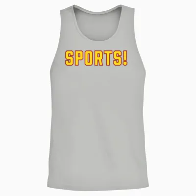 Funny Sports Unisex Tank Top - Ash