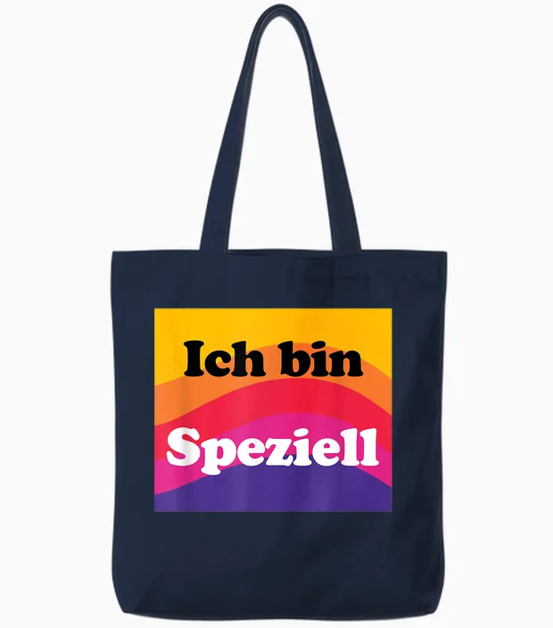 Funny Sayings Funny Festival Fun Celebration Tote Bags in Navy
