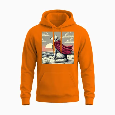 Krypto Superdog Unisex Hoodie - Safety Orange