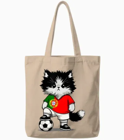 Portuguese Flag Men Women Children Portugal Tote Bags - Natural