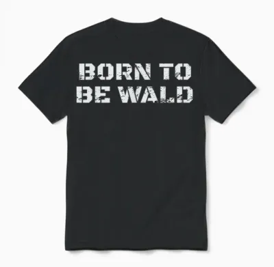 Fichten Sichten Und Vernichten - Born to Be Wald Unisex T-Shirt - Black