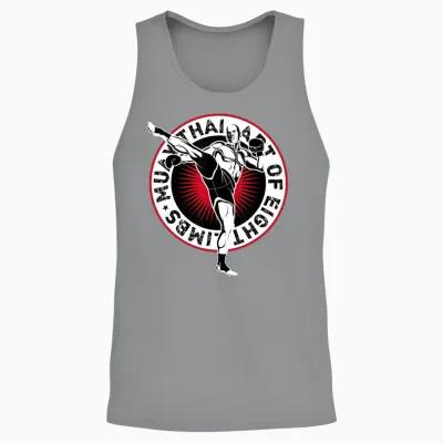 Muay Thai Muay Thai Limbs Muay Thai Boxing Art Unisex Tank Top - Sport Grey