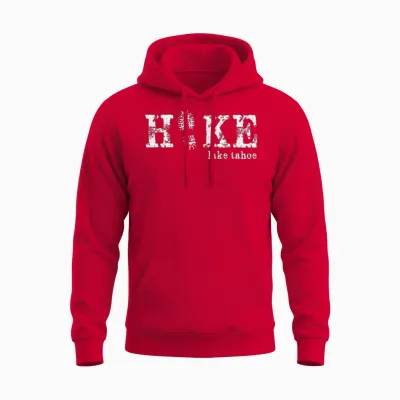 Hike Lake Tahoe Unisex Hoodie - Red