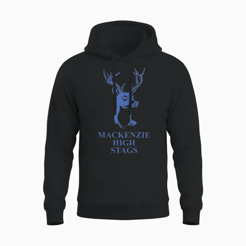 Mackenzie High Detroit Unisex Hoodie in Black