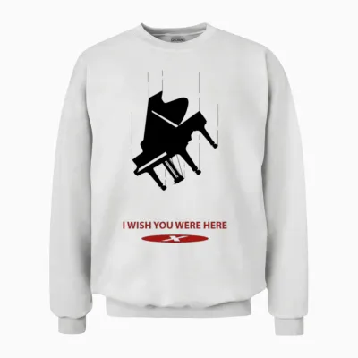 I Wish You Were Here Unisex Sweatshirt - White