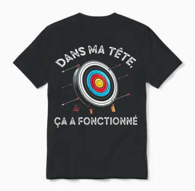 Amateur Archery Bow Hunter Archer Arrow Hunting T-Shirt, Black, S Unisex T-Shirt - Black