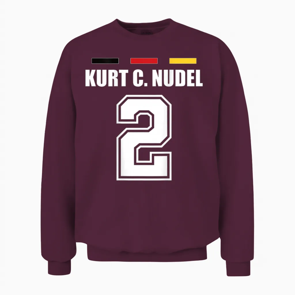 Lustige Namen Deutschland Trikot Für Mallorca Und Die Party Unisex Sweatshirt in Maroon