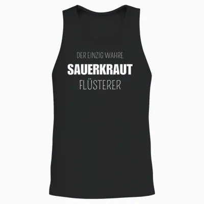 Sauerkraut Lustiger Spruch Deutsche Gerichte Unisex Tank Top - Black