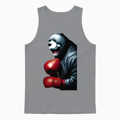 The Ice-Bear Boxer No. 1 Unisex Tank Top - Sport Grey