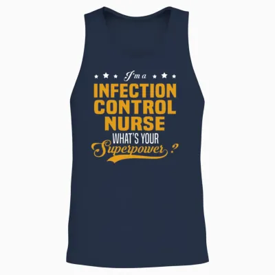 Infection Control Nurse Unisex Tank Top - Navy