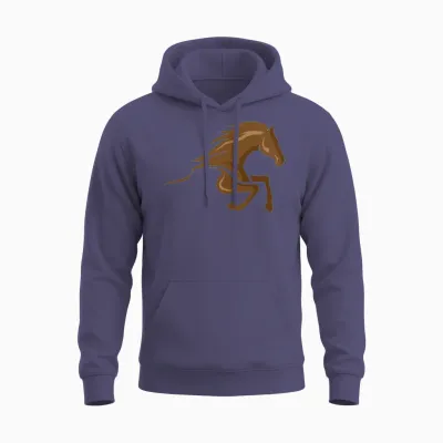 Horse Unisex Hoodie - Heather Sport Dark Navy