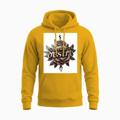 Inked with Desire Unisex Hoodie - Gold