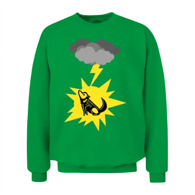 Bolt Dog Unisex Sweatshirt - Irish Green