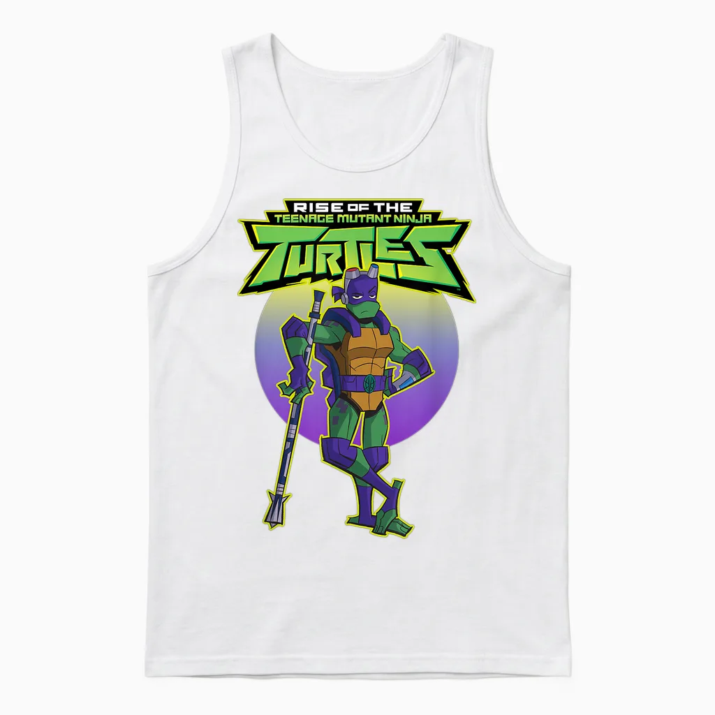 Donatello - Casual Style - Rise Unisex Tank Top in White