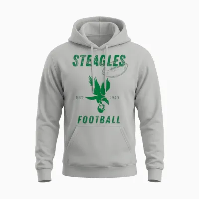 Steagles Football Est 1943 Phil-Phit Combine Team Unisex Hoodie - Ash