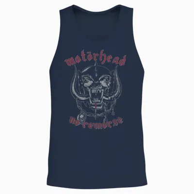 Motörhead No Remorse 1984 Tour Unisex Tank Top - Navy