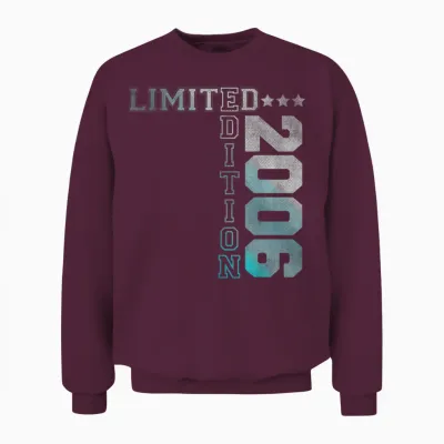 édition Limitée 2006 Célébration D'anniversaire Unisex Sweatshirt - Maroon