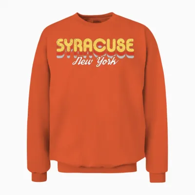 Retro Syracuse Unisex Sweatshirt - Orange