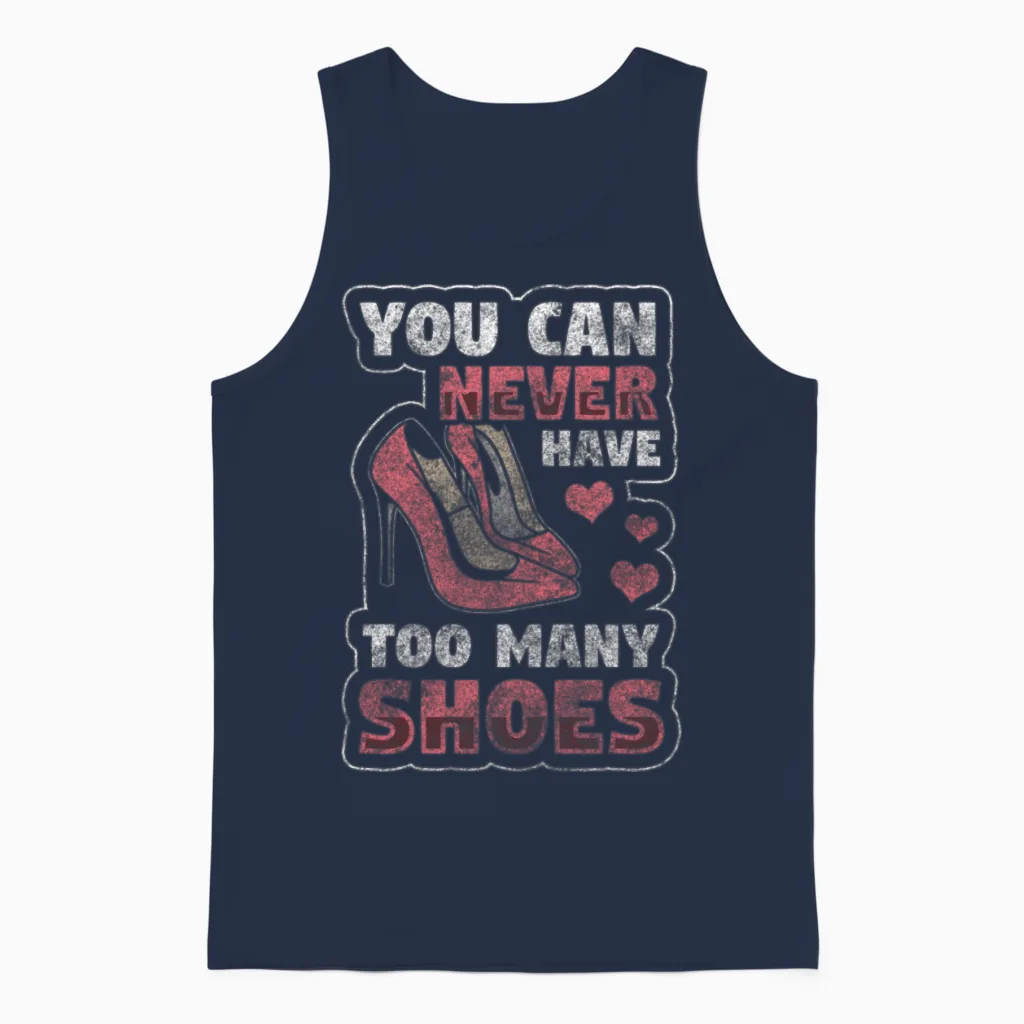 Shoes Boots Pumps Unisex Tank Top in Navy