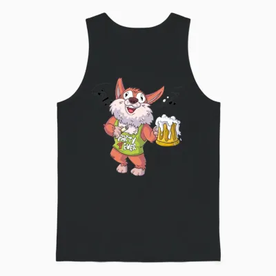 Party Dog / Dog Party Unisex Tank Top - Black