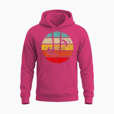 Kite Retro Unisex Hoodie - Heliconia
