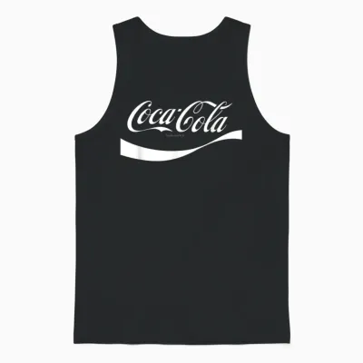 Coca Cola 1941 Classic Logo T-Shirt, Black Unisex Tank Top - Black