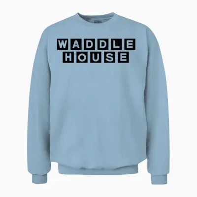 Waddle House Unisex Sweatshirt - Light Blue