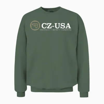 Cz Ceska Zbrojovka Polo Blackwater Protect Unisex Sweatshirt - Military Green