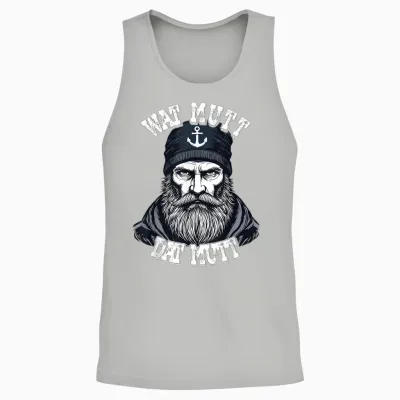 Ostfriesische Nordsee Seemann Wat Mutt Dat Mutt Unisex Tank Top - Ash