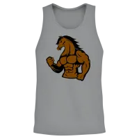 Strong Horse Lovers Unisex Tank Top - Sport Grey – 2