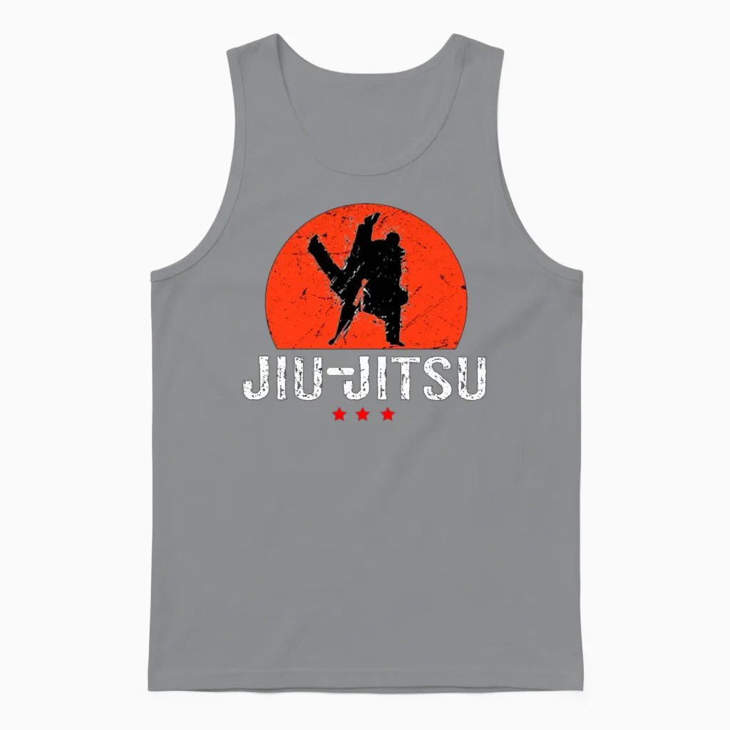 Jiu-Jitsu-Jiu Jitsu Boxing & Mma Unisex Tank Top in Sport Grey