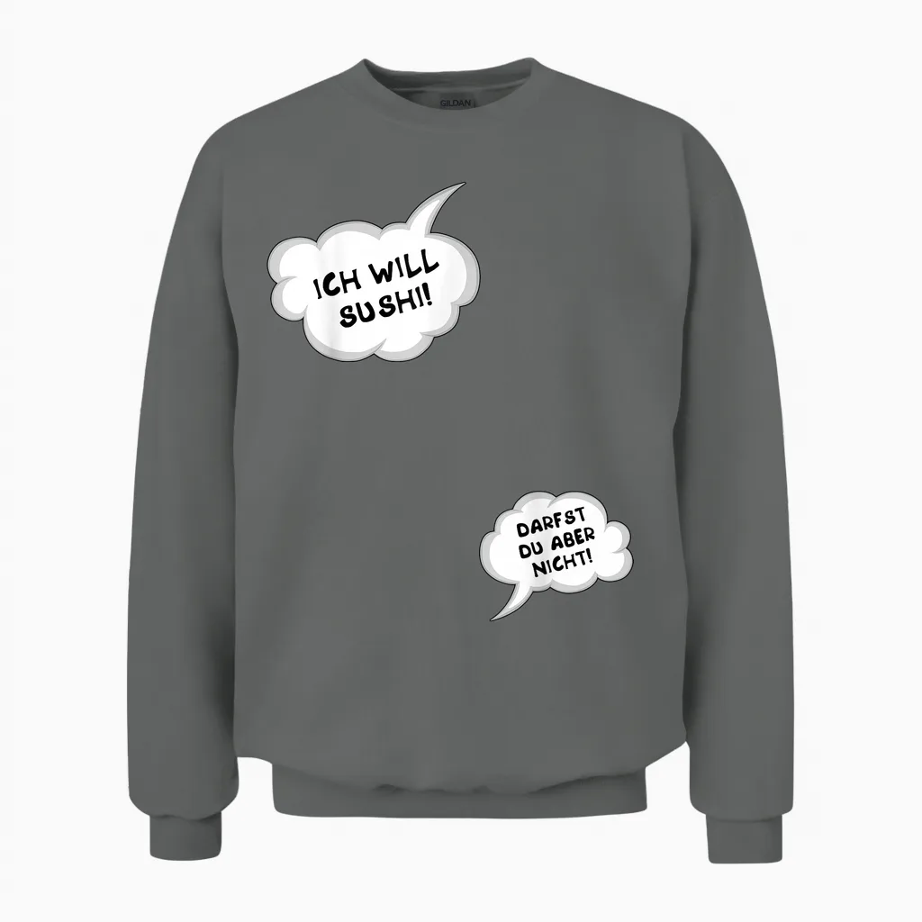 Schwangerschaft Verkünden, Werdende Mama, Schwangere Mutter Unisex Sweatshirt in Graphite Heather