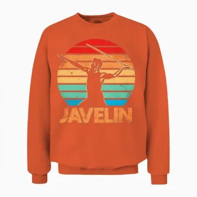 Javelin Retro 2 Unisex Sweatshirt - Orange