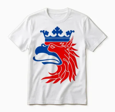 Scania Schweden-Wappen-Flagge, Griffin Unisex T-Shirt - White