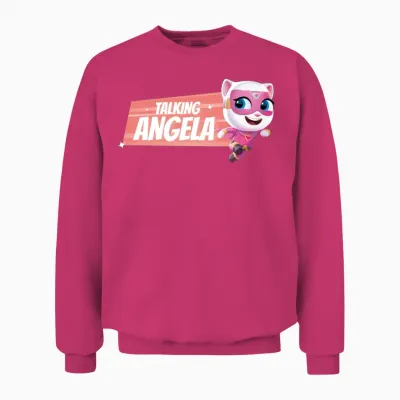 Talking Tom & Friends X Miraculous Talking Angela Unisex Sweatshirt - Heliconia