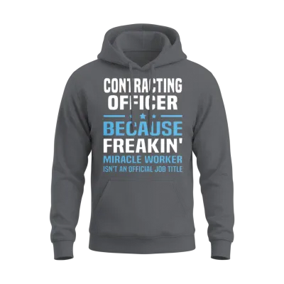 Contracting Officer Unisex Hoodie - Charcoal