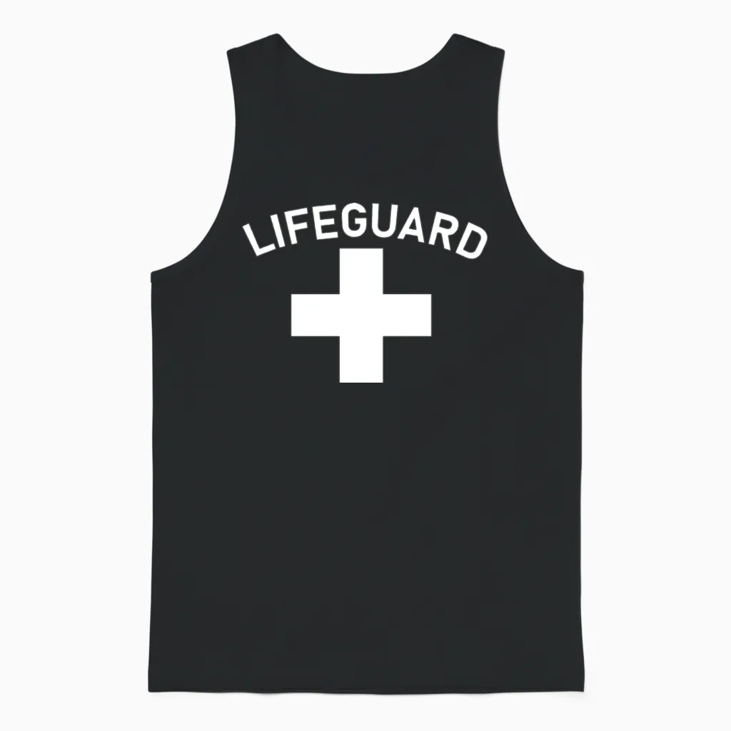Emp Lifeguard Design Na Unisex Tank Top in Black