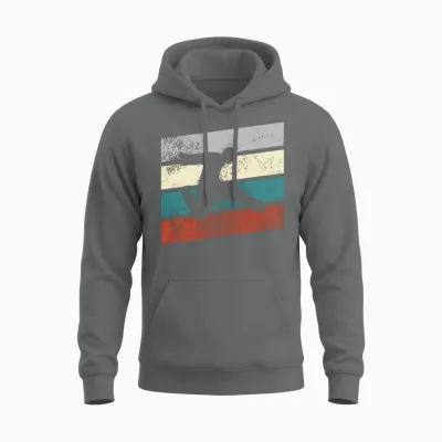Parkour Retro Unisex Hoodie - Graphite Heather