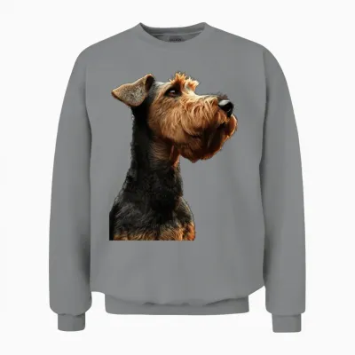 Airedale Terrier Unisex Sweatshirt - Sport Grey