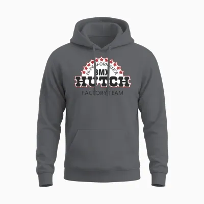 Hi-Perforce Bmx Hutch Unisex Hoodie - Charcoal
