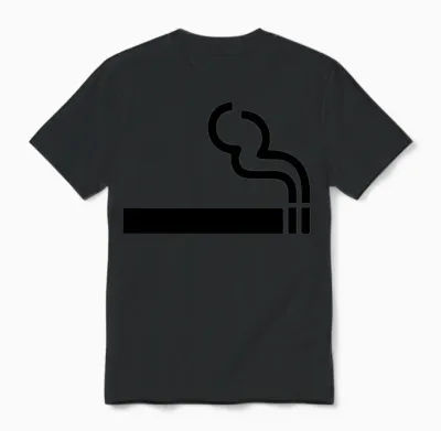 Cigarette - Smoking Unisex T-Shirt - Black