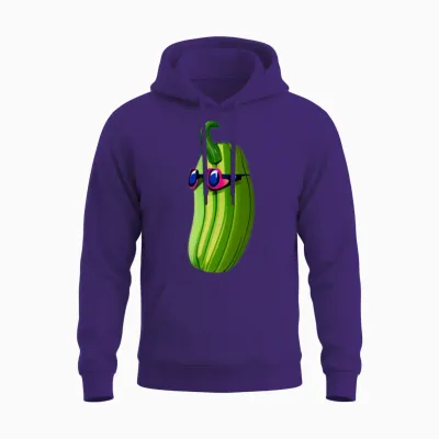 Rockabilly Chini Unisex Hoodie - Purple