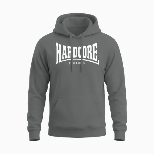 Hardcore Holland Unisex Hoodie in Graphite Heather