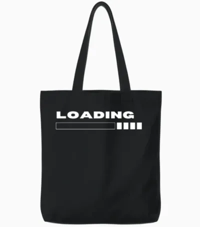 Loading Tote Bags - Black